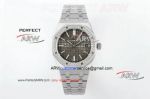 IPF Replica Audemars Piguet Royal Oak 37mm SS Grey Dial Diamond Bezel